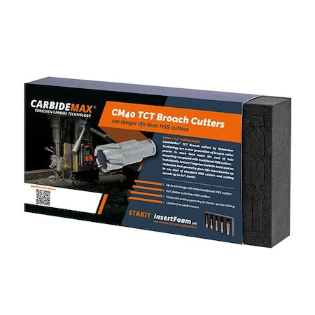 Carbidemax HMT 40 TCT Cutter Set 9/16, 11/16, 13/16 in. + 2 pilots 109015-SET1